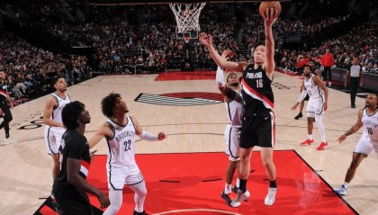 kaiyun-杨瀚森4+3卡马拉9记三分35分 开拓者狂胜篮网